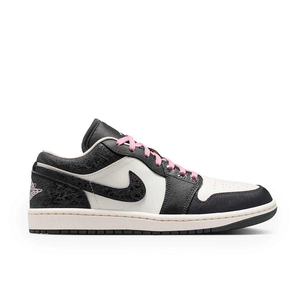 Tênis Nike Air Jordan 1 Low Preto/bege