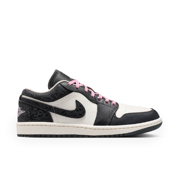 Tênis Nike Air Jordan 1 Low Preto/bege