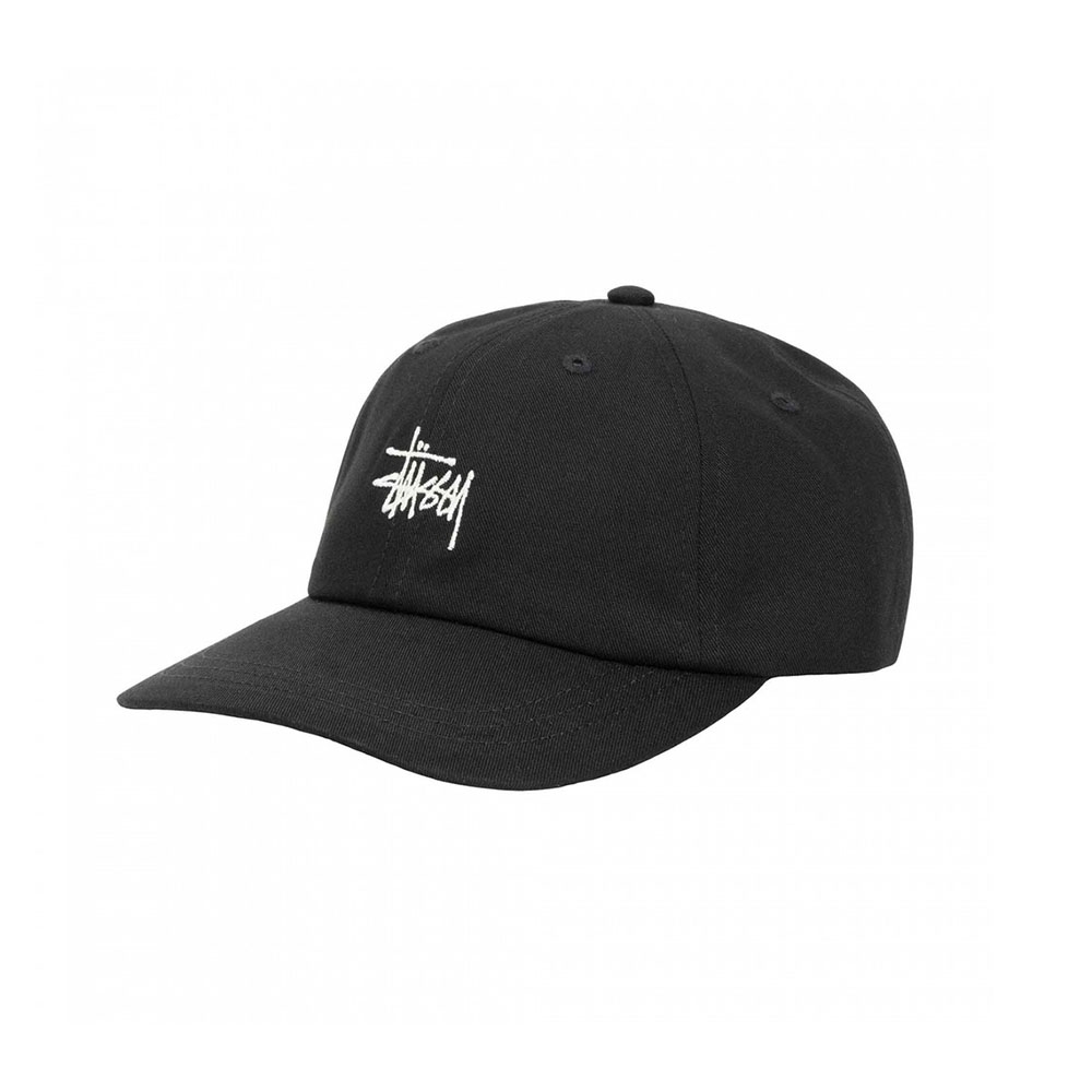 Boné Stussy Basic Stock Low Preto