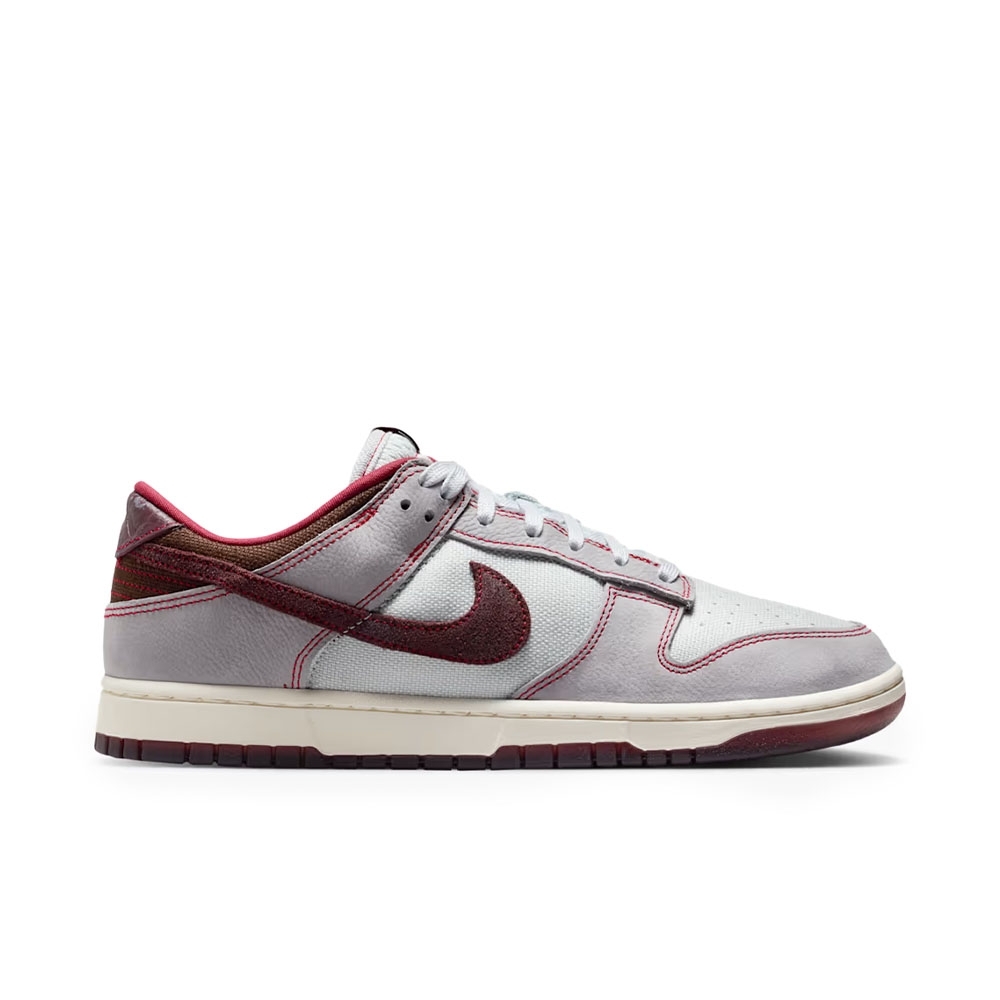 Tênis Nike Dunk Low Retro Se Cinza/vermelho