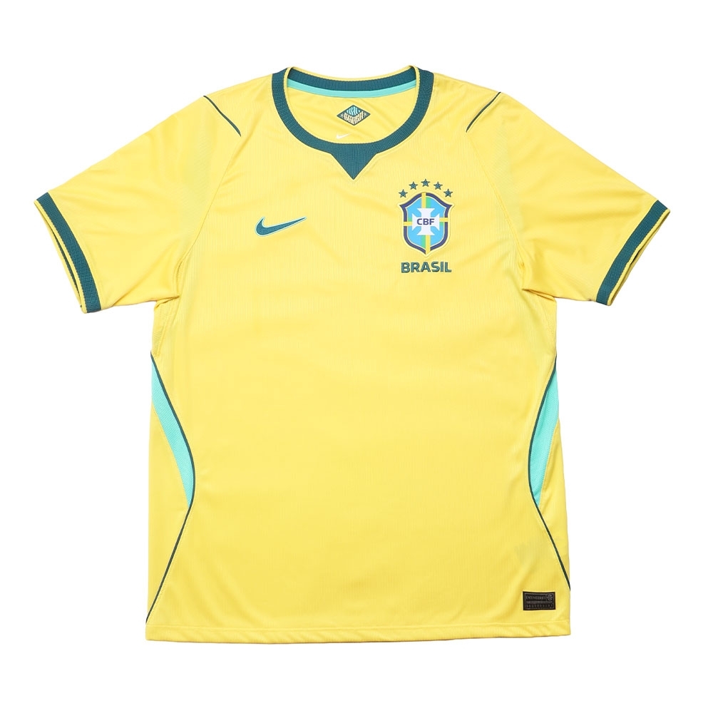 Camisa Brasil Nike I 2026/27 Torcedor Pro Masculina Amarelo