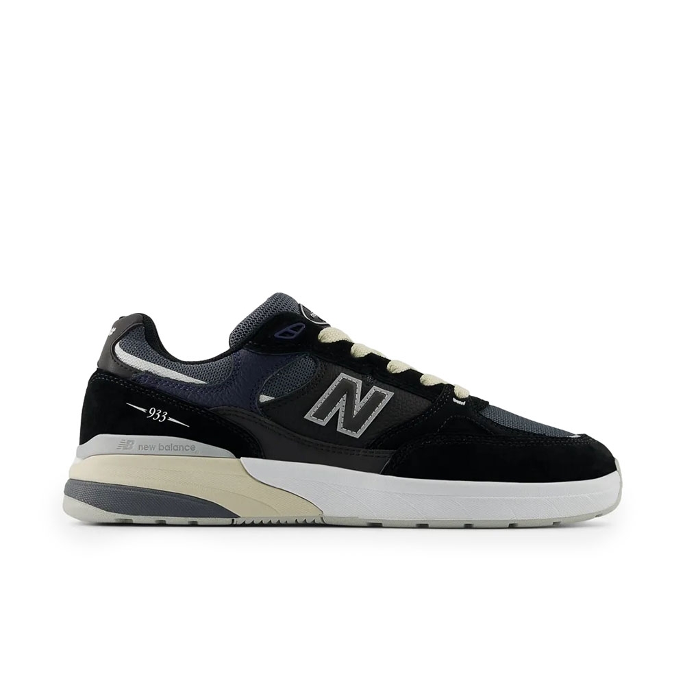 Tênis New Balance Numeric Reynolds 933 "black Eclipse" Preto