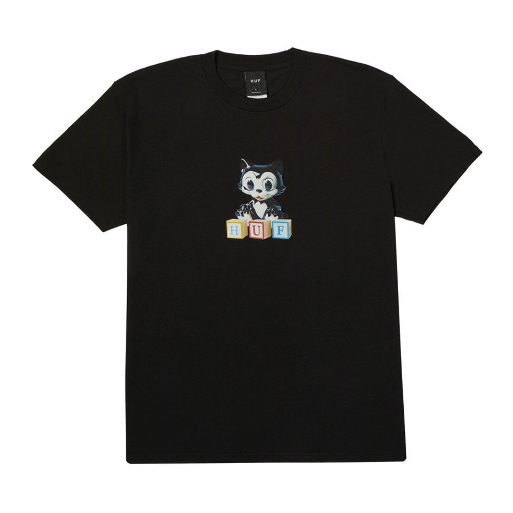 Camiseta Huf Blocks Preto