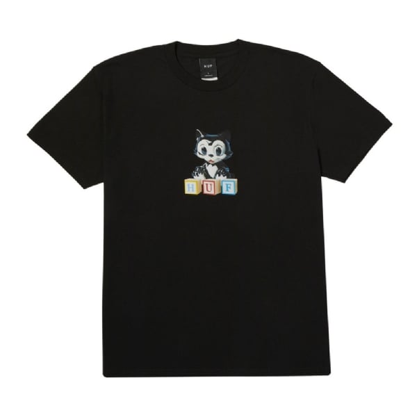 Camiseta Huf Blocks Preto