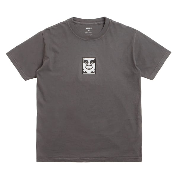 Camiseta Obey Icon Face Cinza