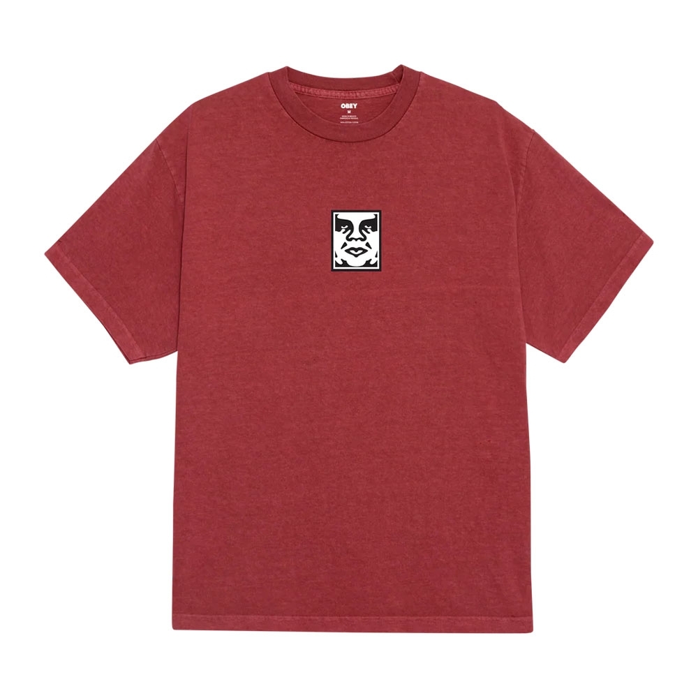 Camiseta Obey Icon Face Vermelho