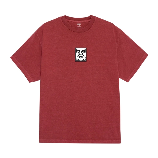 Camiseta Obey Icon Face Vermelho