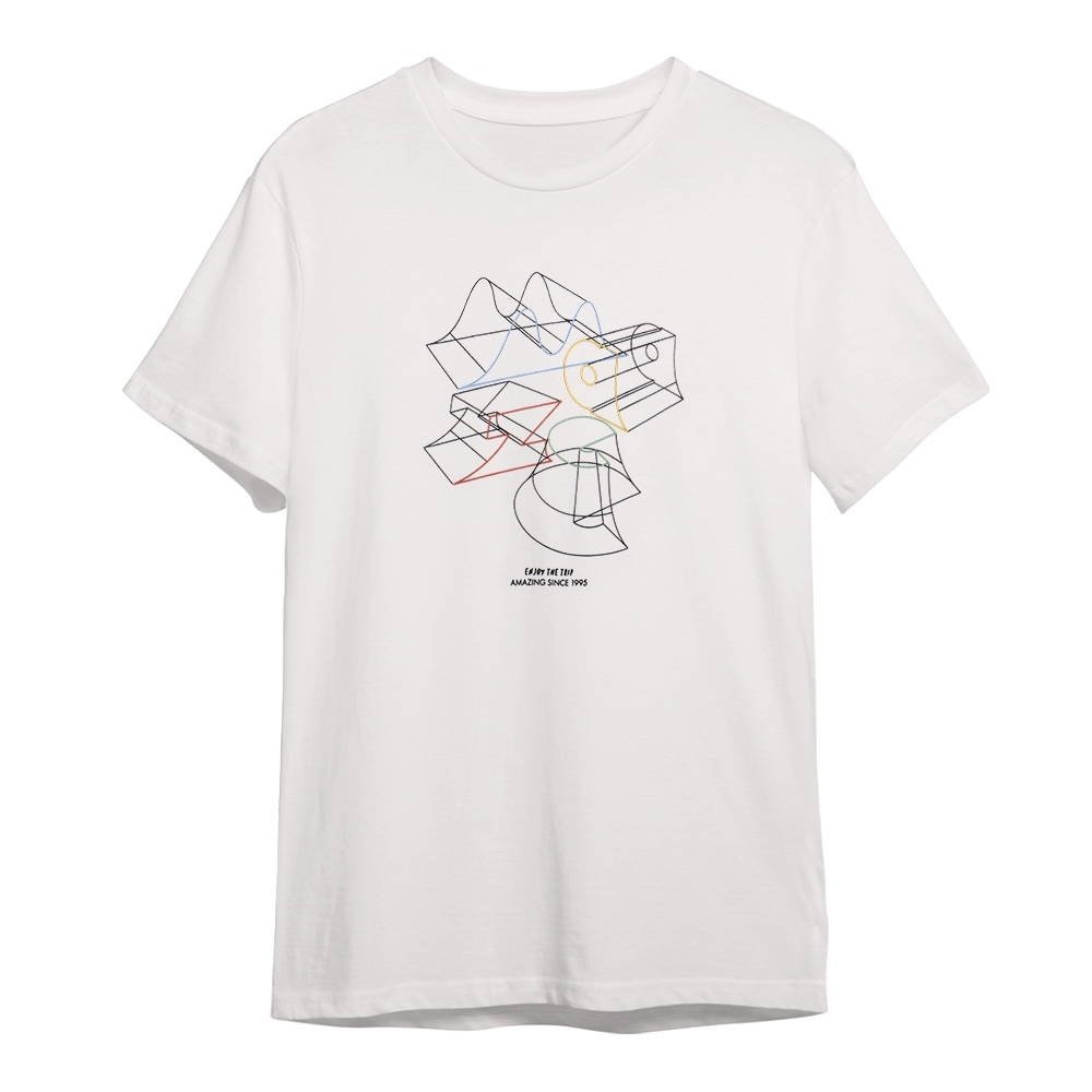 Camiseta Maze Pista Skate Branco