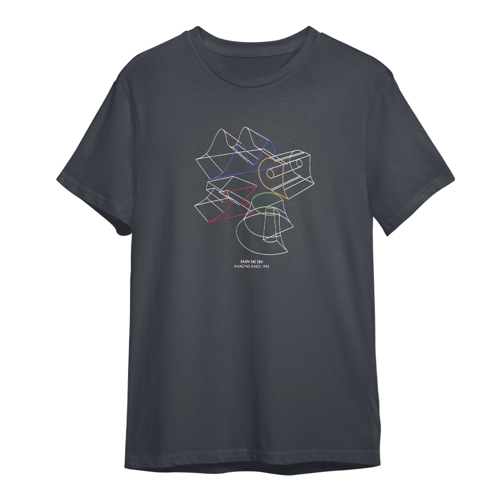 Camiseta Maze Pista Skate Cinza