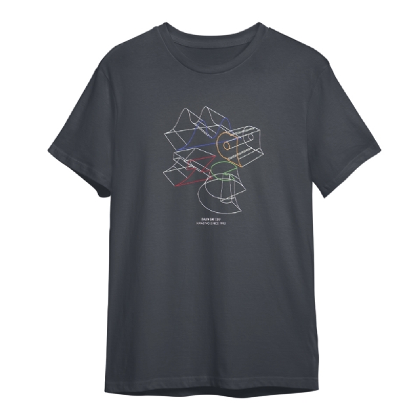 Camiseta Maze Pista Skate Cinza