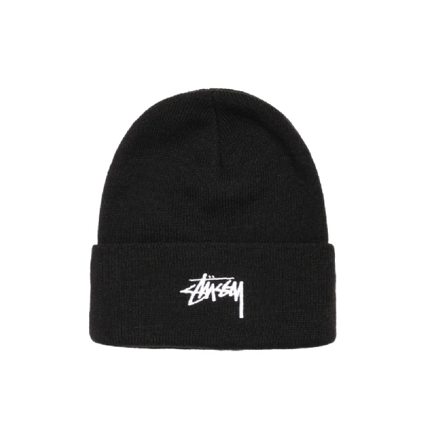 Gorro Stussy Stock Cuff Preto