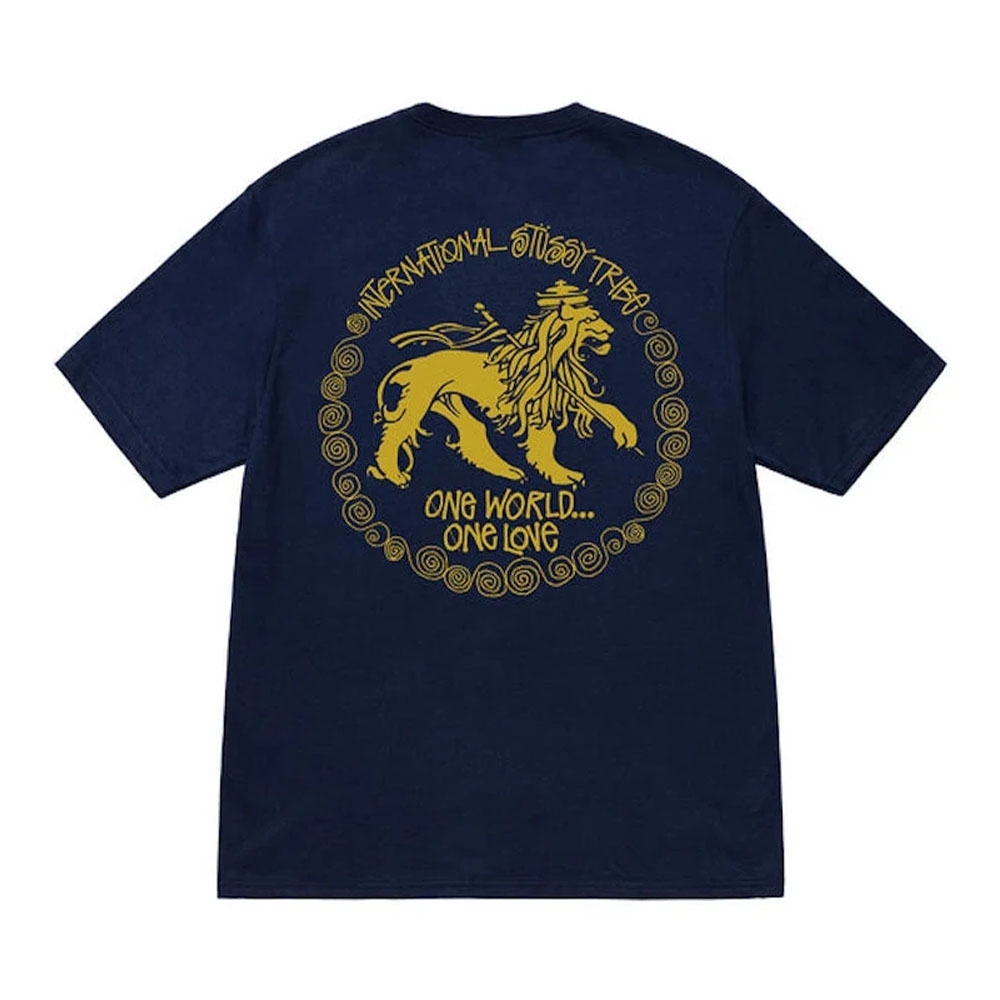 Camiseta Stüssy Lion Tee Azul