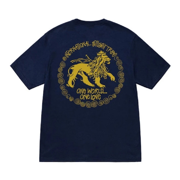 Camiseta Stüssy Lion Tee Azul