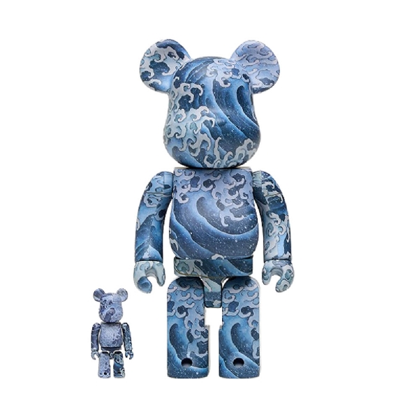 Bearbrick Katsushika Hokusai Kanmachi Matsuri Yatai Tenjo-e Onami 100% & 400% Estampado