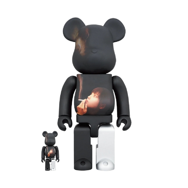 Bearbrick Black Scandal Yohji Yamamoto X Suzume Uchida X S.h.i.p&crew Ideal Self 100% & 400% Preto/branco