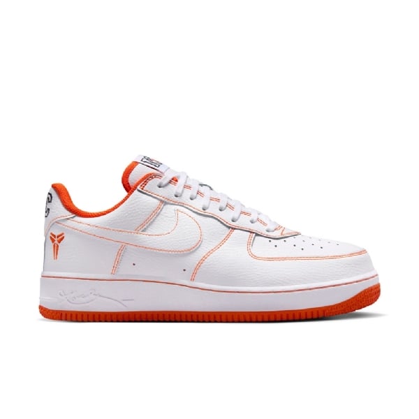 Tênis Nike Air Force 1 Low Protro X Kobe "white Safety Orange" Branco/laranja