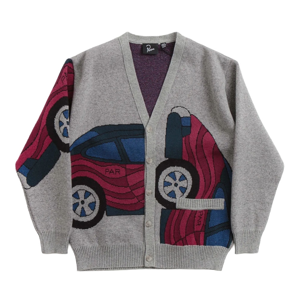 Cardigan Parra No Parking Knitted Cinza