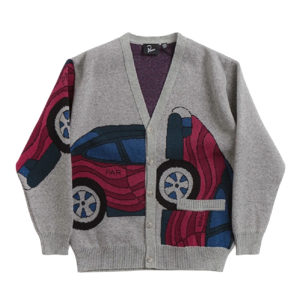 Cardigan Parra No Parking Knitted Cinza