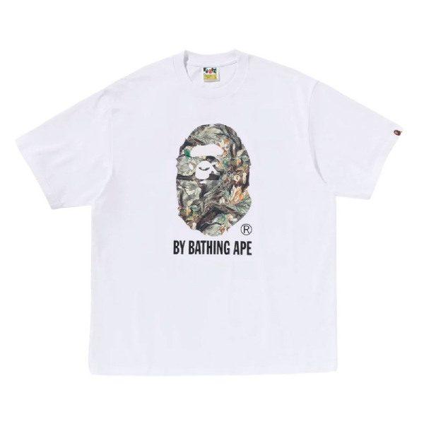 Camiseta Bathing Ape Tree Edge Branco