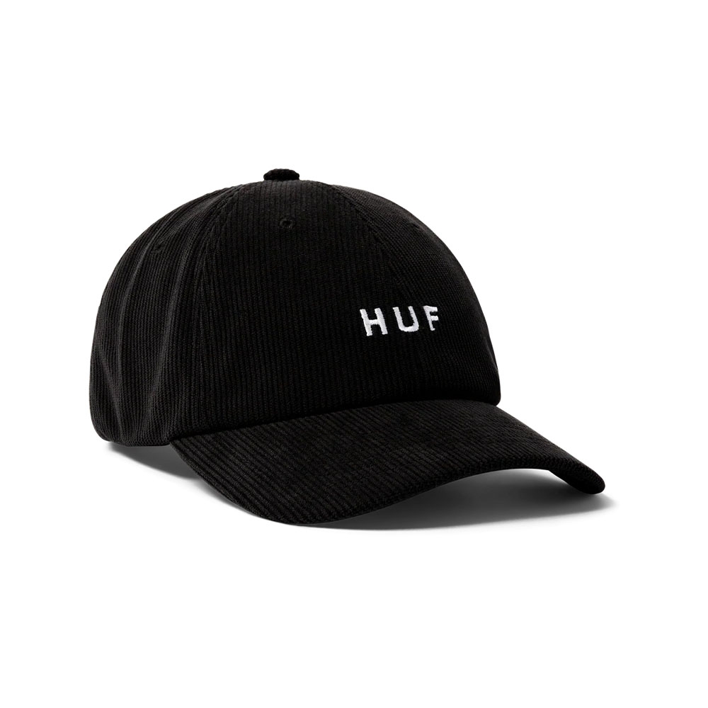 Boné Huf Corduroy Preto