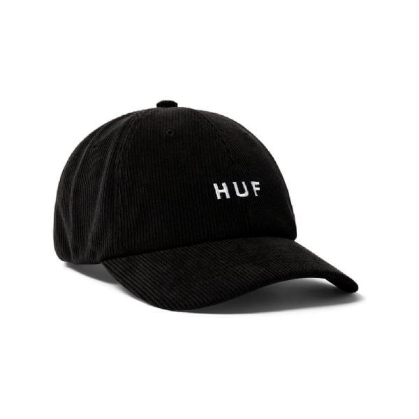 Boné Huf Corduroy Preto