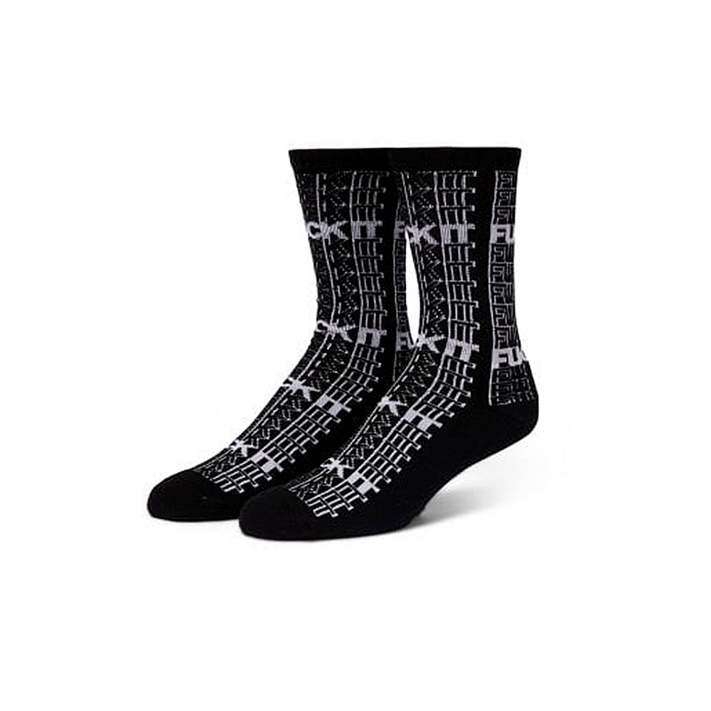 Meia Huf Fuck It Preto/branco