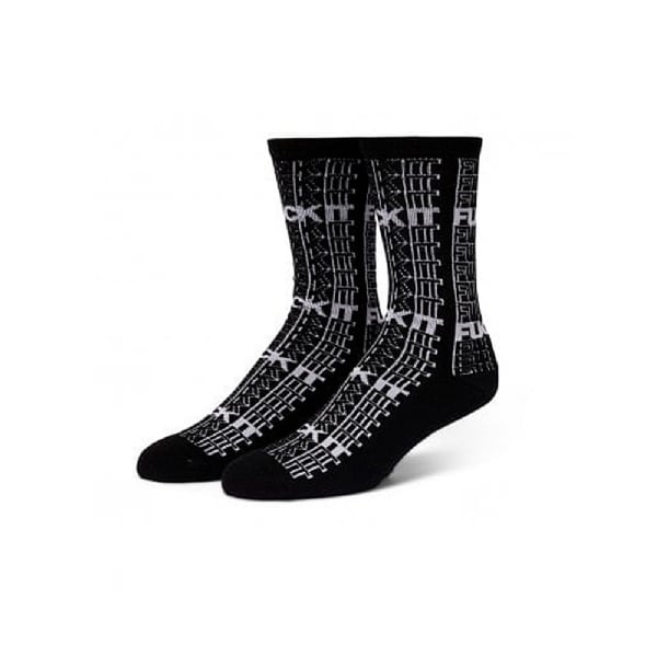 Meia Huf Fuck It Preto/branco