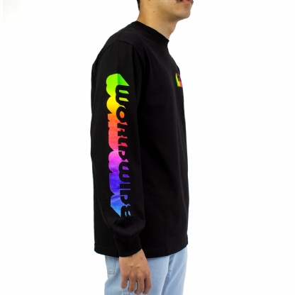 Camiseta Manga Longa Huf Aura Preto