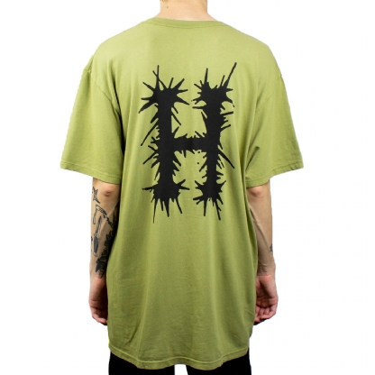 Camiseta Huf Crust  S/s Tee Verde