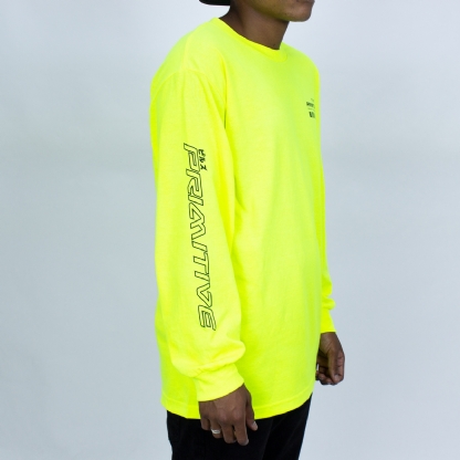 Camiseta Primitive Dbz Destruction L/s Verde