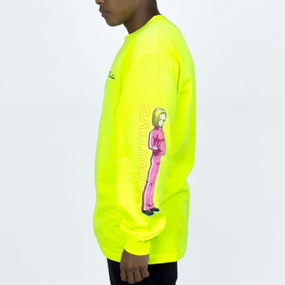 Camiseta Primitive Dbz Android L/s Verde