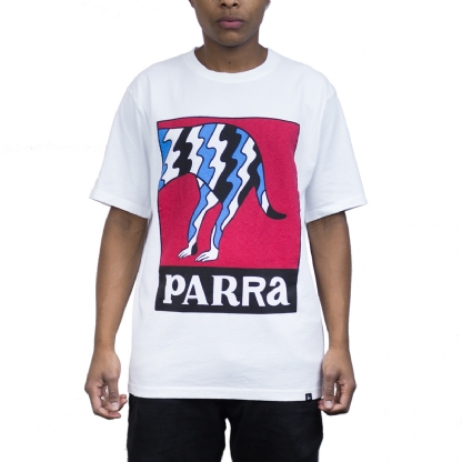 Camiseta Parra Dog Tail Static Branco