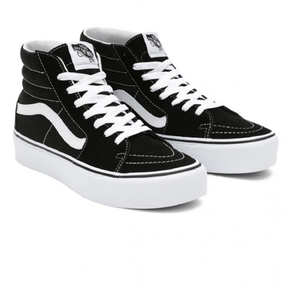 Tênis Vans Sk8-hi Plataforma 2 Preto/branco