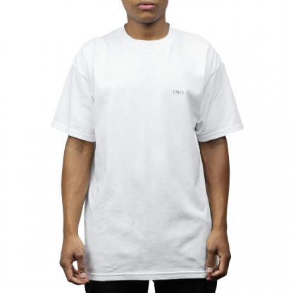 Camiseta Obey Fan The Flames Branco