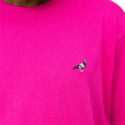 Camiseta Staple Pigeon Embroidered Rosa