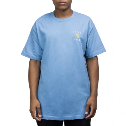 Camiseta Quiet Life Shhh Logo Azul
