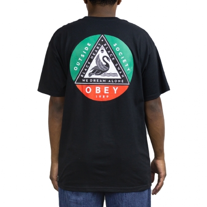 Camiseta Obey Black Swan Preto