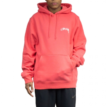 Moletom Stussy Itp Roses Hood Vermelho