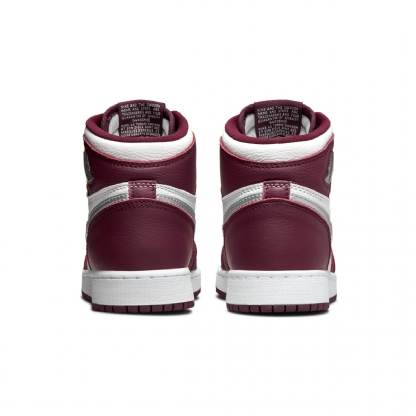 Tênis Nike Air Jordan 1 Retro High Og Branco/vinho