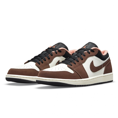 Tênis Air Jordan 1 Low Se Branco/marrom