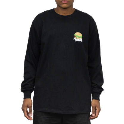 Camiseta Ripndip Fat Hungry Baby Ls Preto