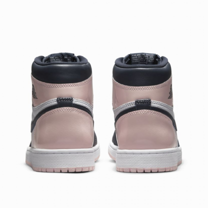 Tênis Nike Air Jordan 1 High Og Branco/rosa