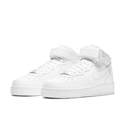 Tênis Nike Air Force 1 Mid 07 Le " Triple White Branco