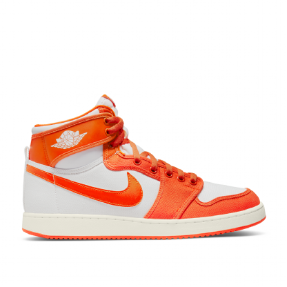 Tenis Nike Air Jordan 1 Ko Branco/laranja