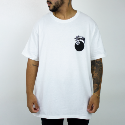 Camiseta Stussy 8 Ball Branco