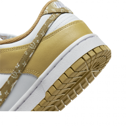 Tênis Nike Feminino Dunk Low " Barley Paisley " Branco