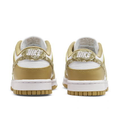 Tênis Nike Feminino Dunk Low " Barley Paisley " Branco