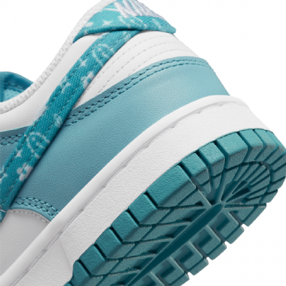 Tênis Nike Feminino Dunk Low Blue Paisley Branco/azul