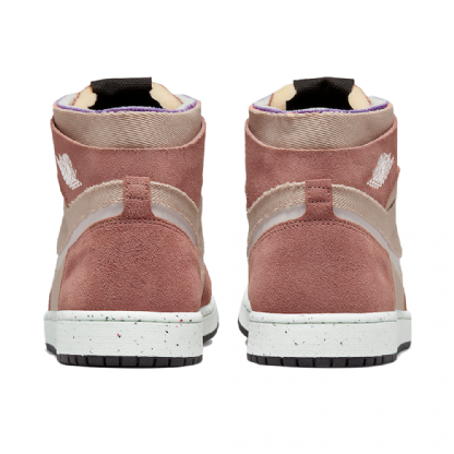 Tênis Nike Air Jordan 1 Zoom Comfort “ Fossil Stone ” Rosa