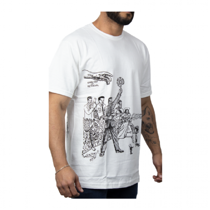 Camiseta F.awesome Stark Fist Of Retrieval Branco